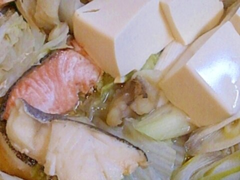 鮭と鱈の白菜鍋